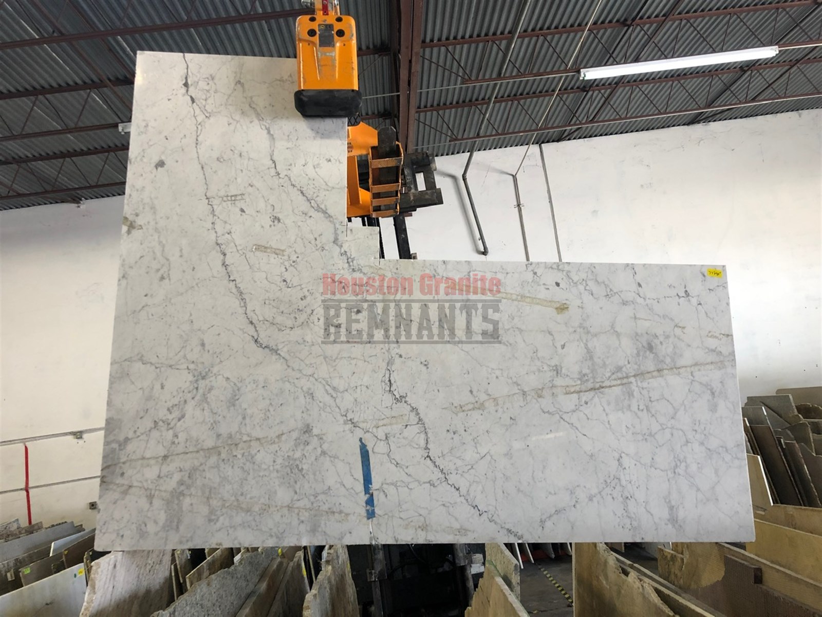 Carrara White Marble Remnant 77