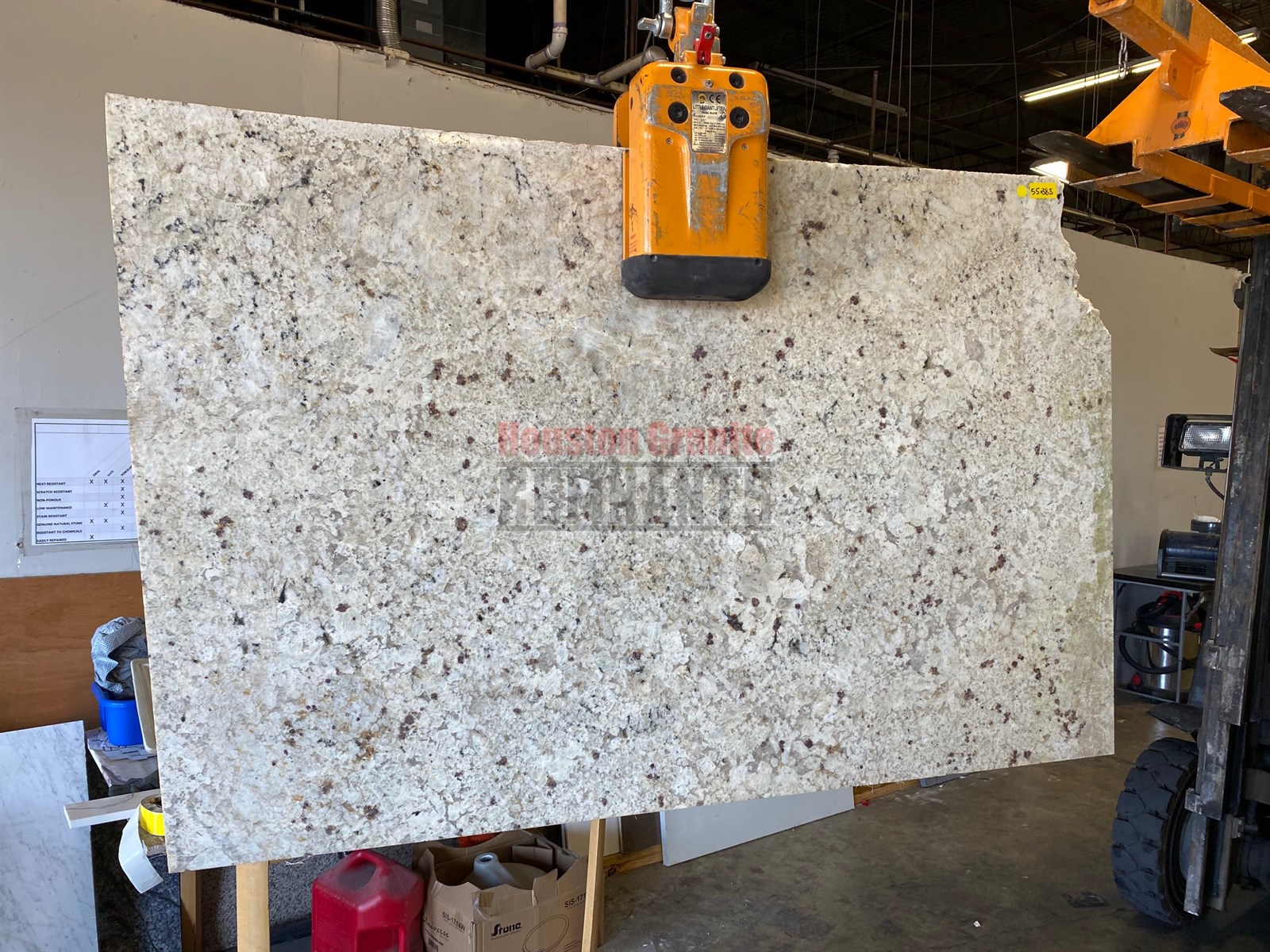 Alpine White Granite Remnant 55