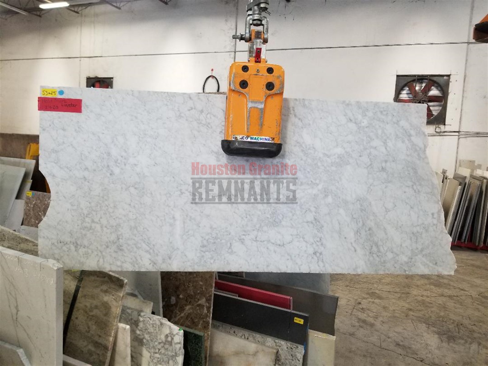 Carrara White Marble Remnant 53