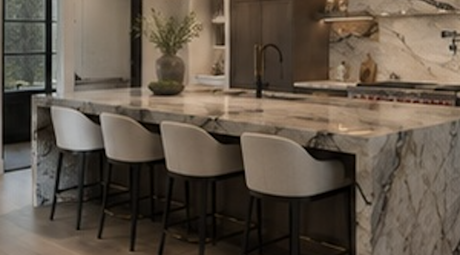 Finished kitchen countertop example