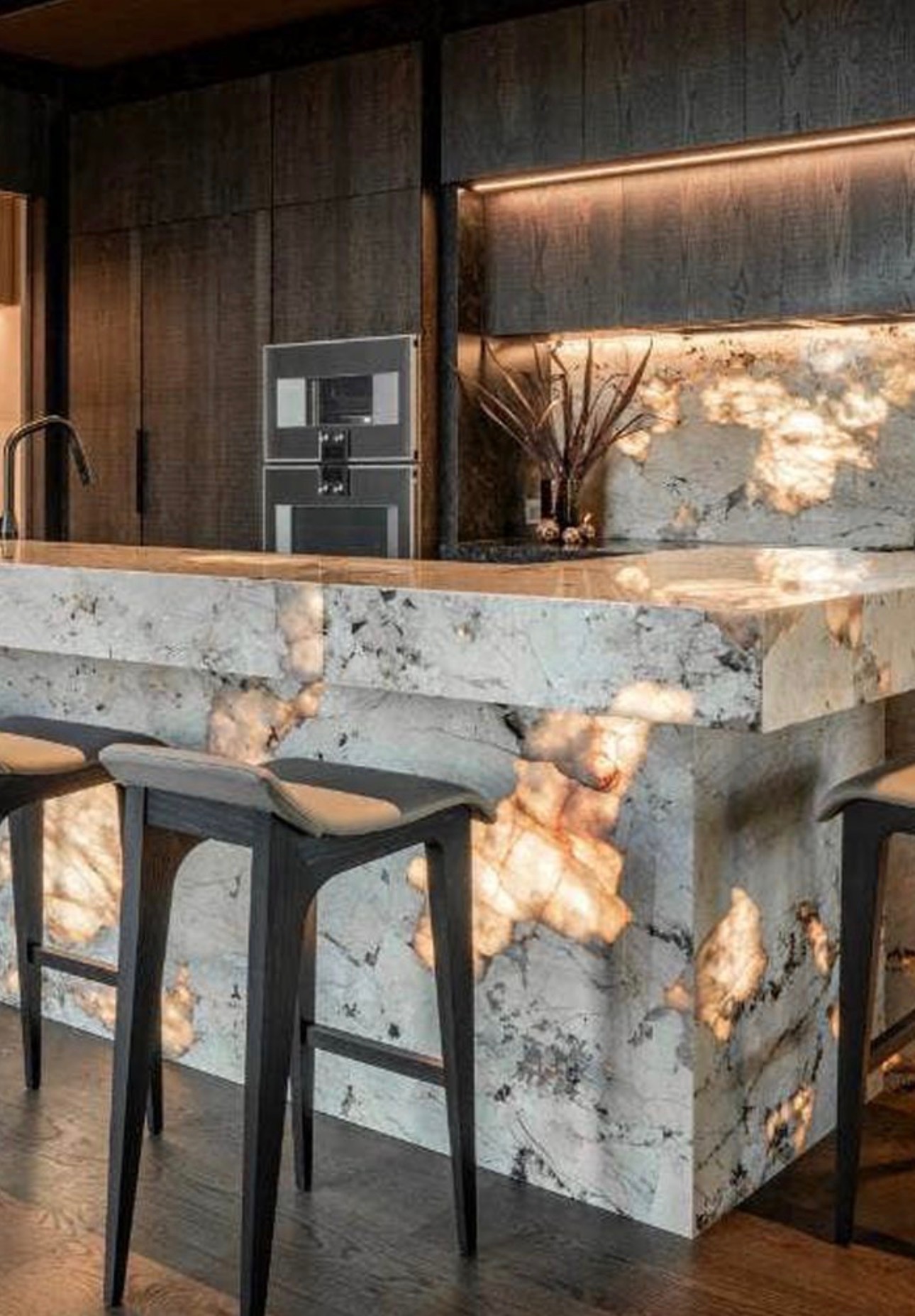 Finished kitchen countertop example