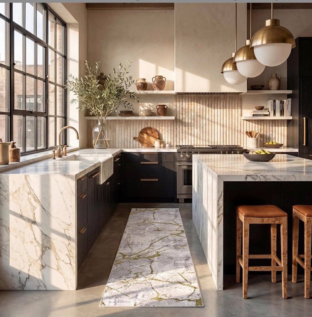 Finished kitchen countertop example