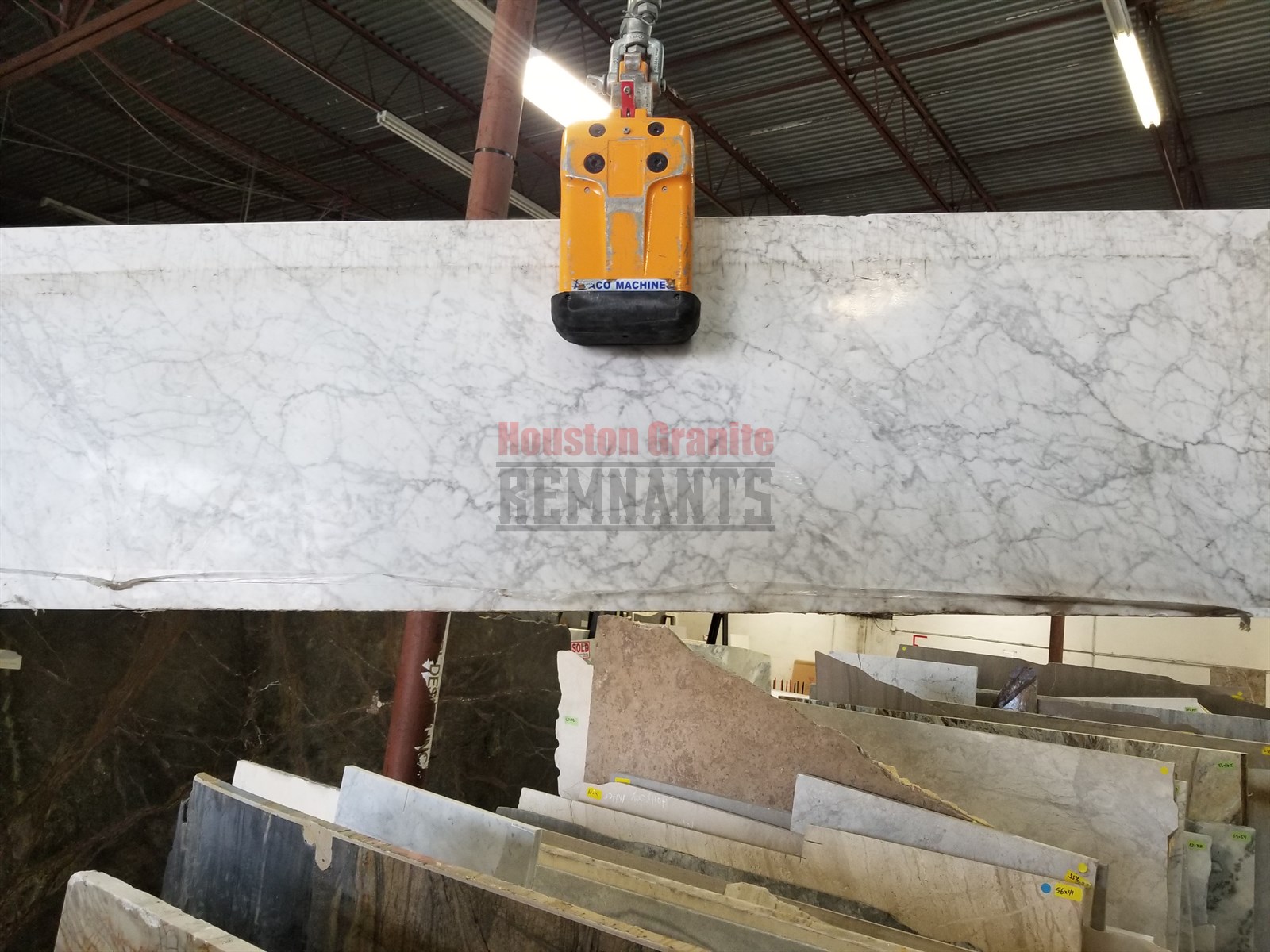 Carrara White Marble Remnant 80